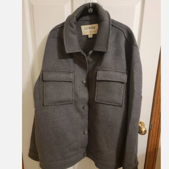 Tentree Men's Wool Button Down Jacket/Coat XL